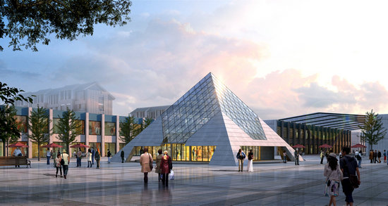 吕梁金字塔网架